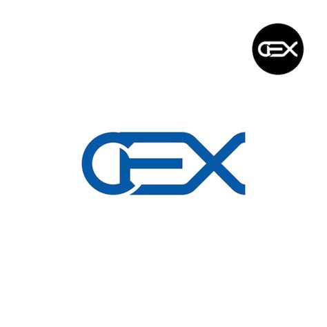 Premium Vector | Letter cex monogram logo design