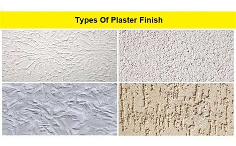 Types Of Plaster Finishes In Construction Daily Civil