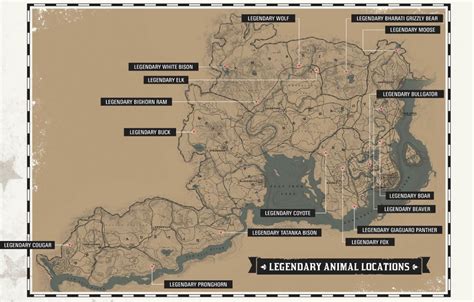 Legendary Animal Map