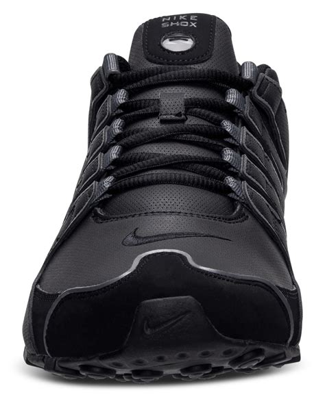 Lyst - Nike Men's Shox Nz Sl Running Sneakers From Finish Line in Black ...