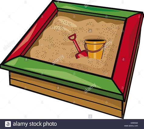 Illustration Shovel Toys Sandbox Cartoon High Resolution Stock ...