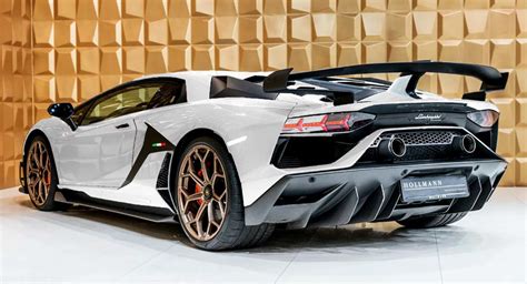 White And Gold Lamborghini Aventador SVJ Is Screaming To Be Adopted ...