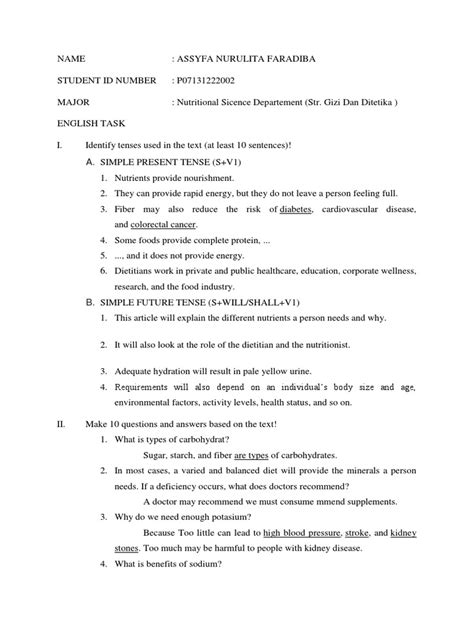 ENGLISH | PDF | Dietitian | Carbohydrates