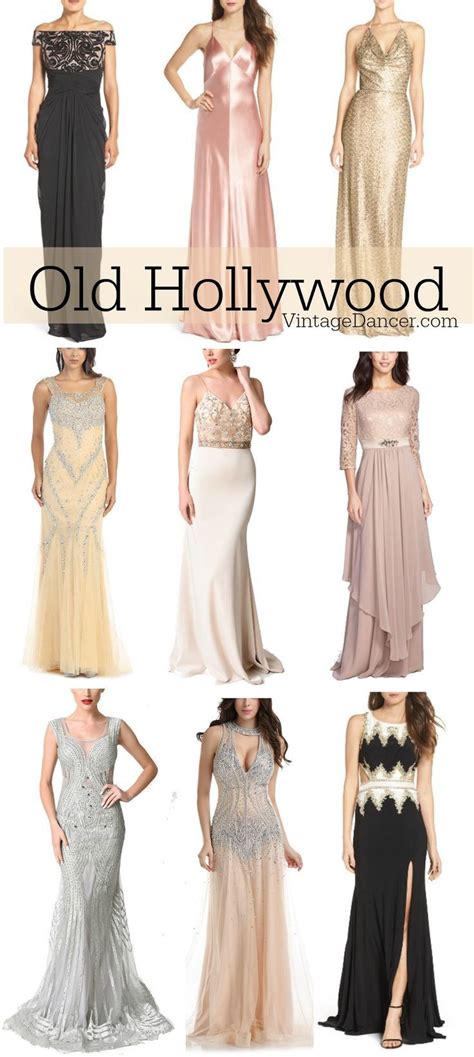 Old Hollywood Dresses - 1930s, 1940s 1950s | Hollywood glamour dress ...