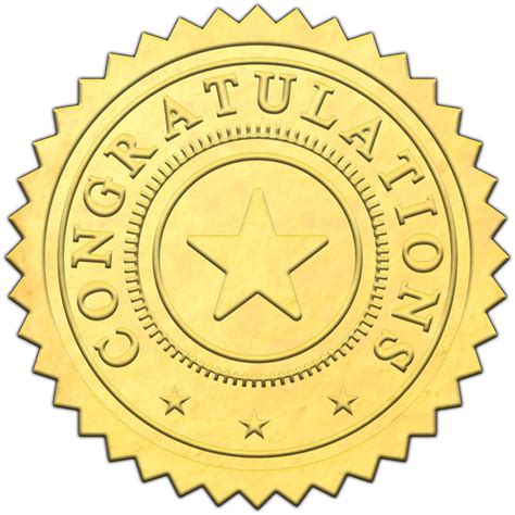 Certificate Seal Png - Clip Art Library