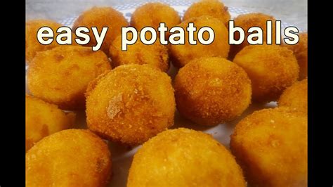 FRIED POTATO BALLS - Tasty and Easy Food Recipes For Dinner to make at ...