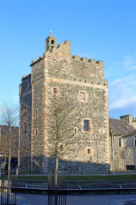 Castle of St John, Stranraer, Scotland Stock Photo - Image of castle ...