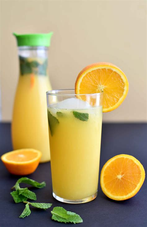 Refreshing Orange Mint Mocktail - Pepper Delight