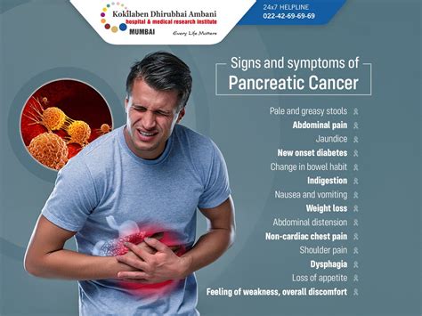 Signs and symptoms of pancreatic cancer