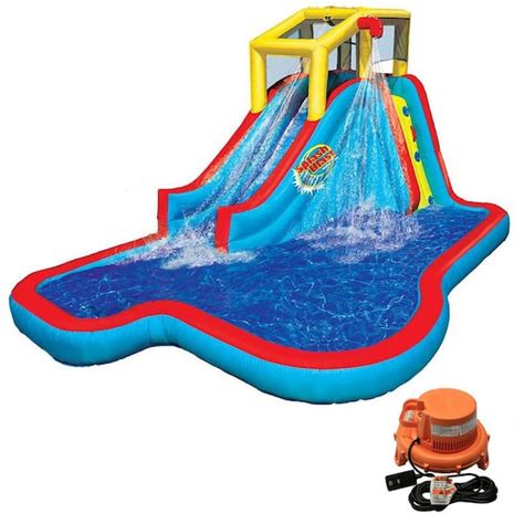 Have a question about BANZAI Slide and Soak Splash Park Inflatable ...