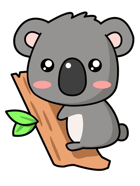 Free to Use & Public Domain Koala Clip Art Draw Cute Baby Animals ...