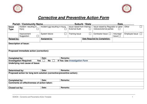 12+ Corrective Action Report Examples – Pdf | Examples In Fracas Report ...