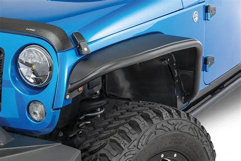 Bushwacker 10930-19 Aluminum Fender Flares for 07-17 Jeep Wrangler JK ...