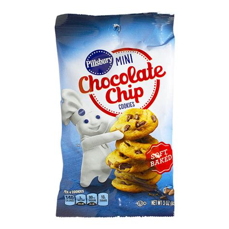 Wholesale Pillsbury Mini Chocolate Chip Cookies - 3 oz.: Food: Weiner's LTD