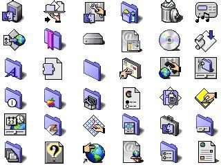 Mac OS 9 Icons | App icon design, Pixel art, Cyber aesthetic