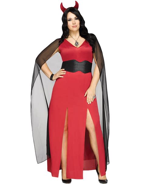 Devilicious Womens Red Devil Lucifer Plus Size Halloween Costume-2X ...