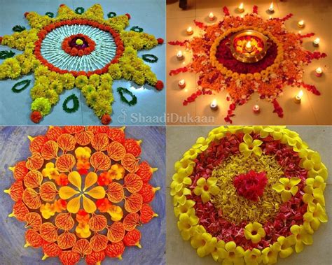 Ideas For Flower Rangoli | Best Flower Site