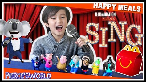 SING Movie McDonald's Happy Meal Toys 2016 - Toys for Kids - Pierce ...