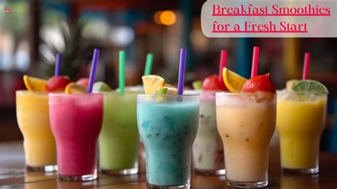 Revitalize Your Mornings: Breakfast Smoothies for a Fresh Start