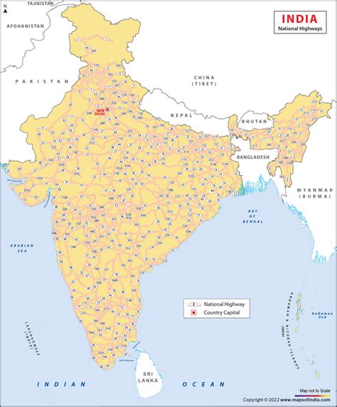 National Highway Map Of India – Get Map Update