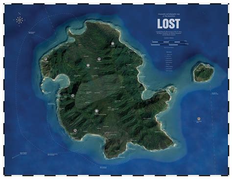 I made a map of The Island from Lost : r/lost