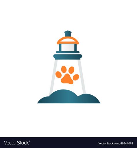 Animal shelter filled colorful logo Royalty Free Vector