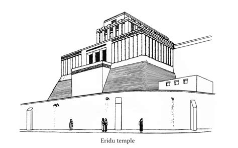 Reconctruction of Eridu Temple of Enki, 4500-4000 BC in 2023 | Temple ...