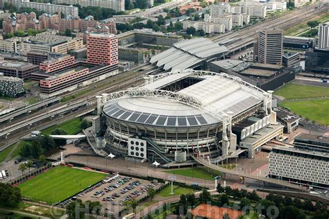 Home | Amsterdam - Luchtfoto Amsterdam ArenA met station Bijlmer Arena