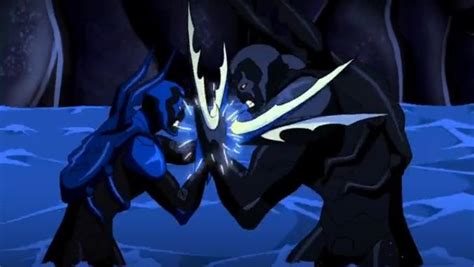 Blue Beetle VS Black Beetle. | Blue beetle young justice, Blue beetle ...