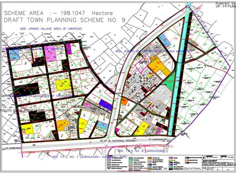 Town Plan for Residence Scheme - Cadbull