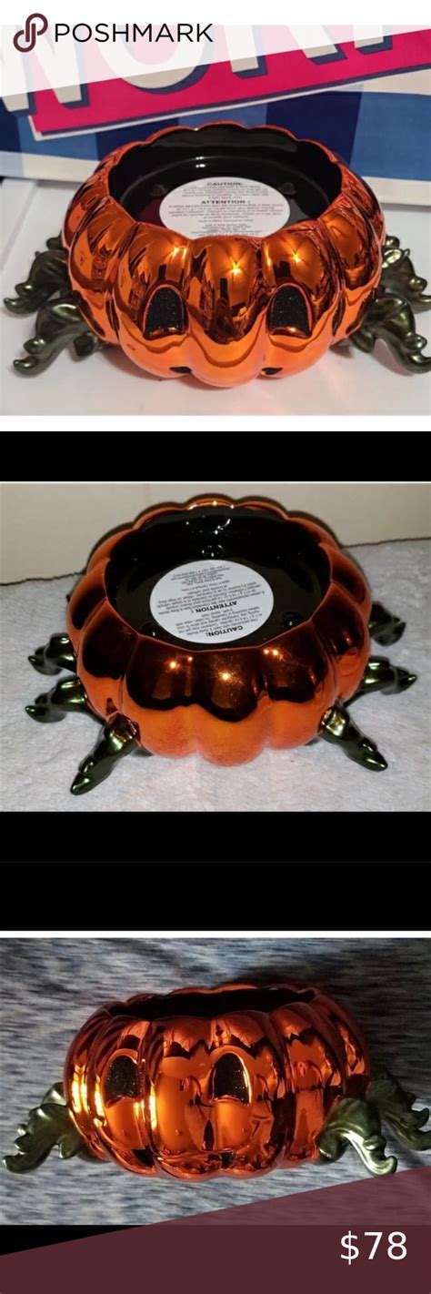 Bath & Body Works Pumpkin Spider Candle Holder Pumpkin Spider, Bath And ...