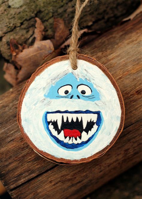 Bumble Ornament Abominable Snowman Wood Slice Ornament | Etsy ...