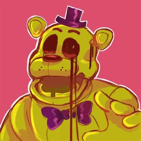 a yellow teddy bear wearing a purple bow tie and holding a microphone ...