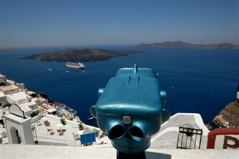 view of the caldera santorini - Stock Photo #1328947 | PantherMedia ...