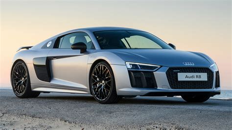 Download Car Coupé Silver Car Audi R8 V10 Plus Vehicle Audi R8 HD Wallpaper