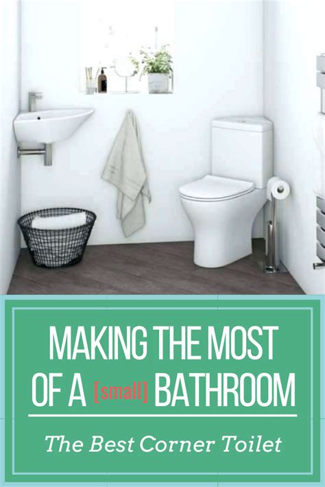 Small Space Style | Corner toilet, Space saving bathroom, Small toilet ...