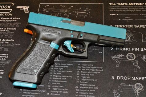 Just DuraCoated: Teal Glock 17 and Pink Lady RIA 38 Special