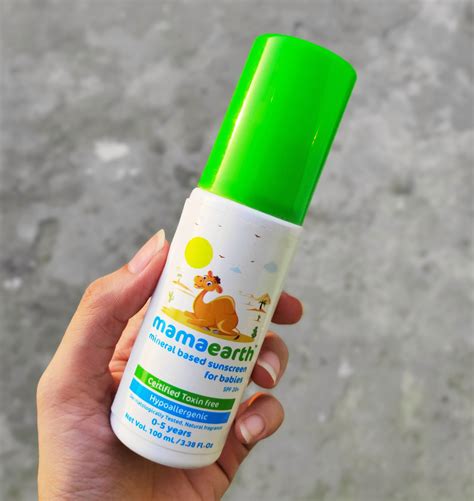 Mamaearth Mineral Based Sunscreen Review - Glow With Nishi