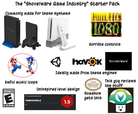 Shovelware Starter Pack : r/Vinesauce