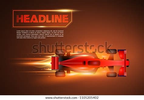 Formula 1 Speed Light Effect Stock Vector (Royalty Free) 1105205402