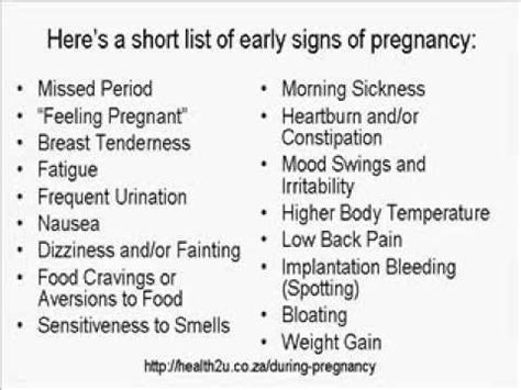 Possible Pregnancy Symptoms At 2 Weeks