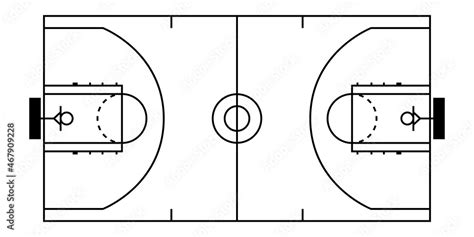 Basketball Court Black And White - prntbl.concejomunicipaldechinu.gov.co