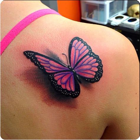 Finally got my first tattoo! Turned out awesome!! 3-D butterfly ...