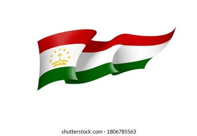 Tajikistan Flag State Symbol Isolated On Stock Illustration 1853152981 ...