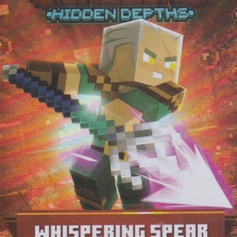 Minecraft Dungeons Arcade Series 2 Card 67 Melee: Whirlwind (Foil ...