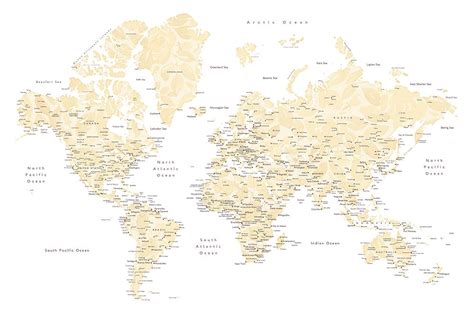 Somerset House - Images. SOFT FLORALS WORLD MAP WITH CITIES, REMY