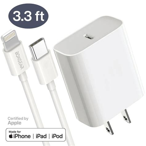 Boxgear 18W USB C Fast Charger for iPhone 11, iPhone 11 Pro, iPhone 11 ...