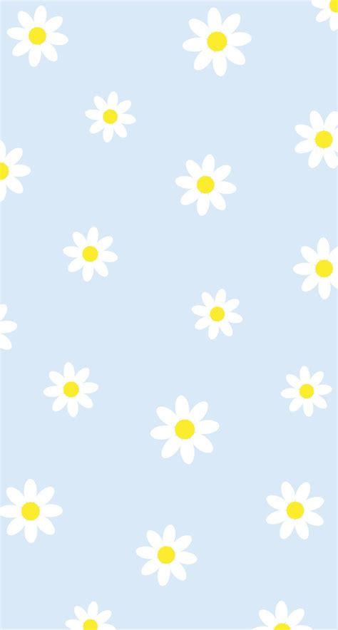 Cute Daisy Pattern | Fondos de pantalla para ipad, Iphone fondos de ...