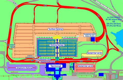 Airport Parking Map - columbia-airport-parking.jpg