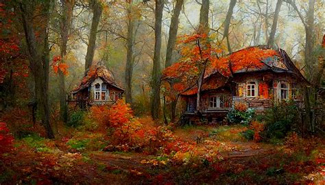 Autumn Cabin Wallpapers - Wallpaper Cave